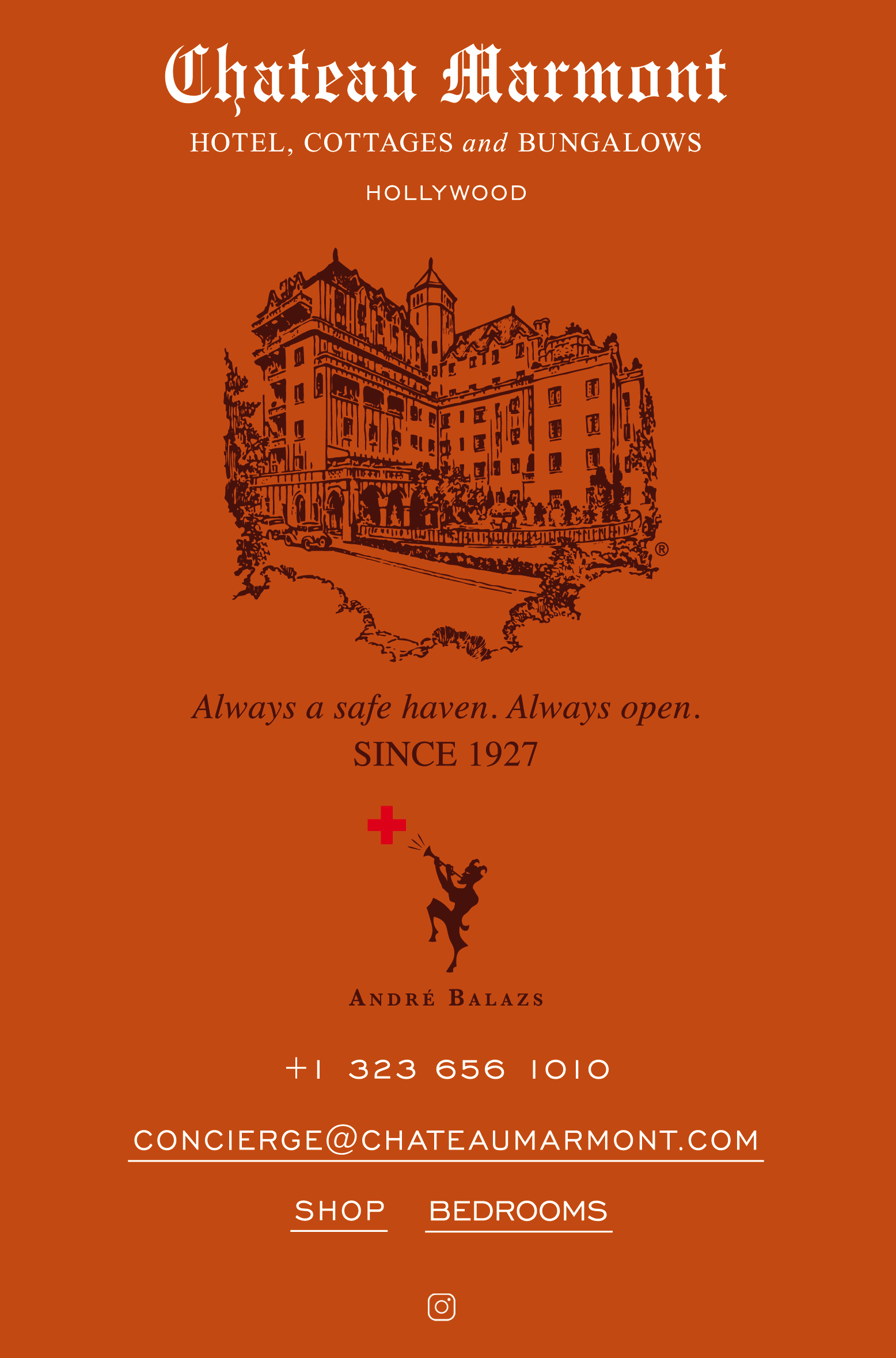 chateau marmont landing poster